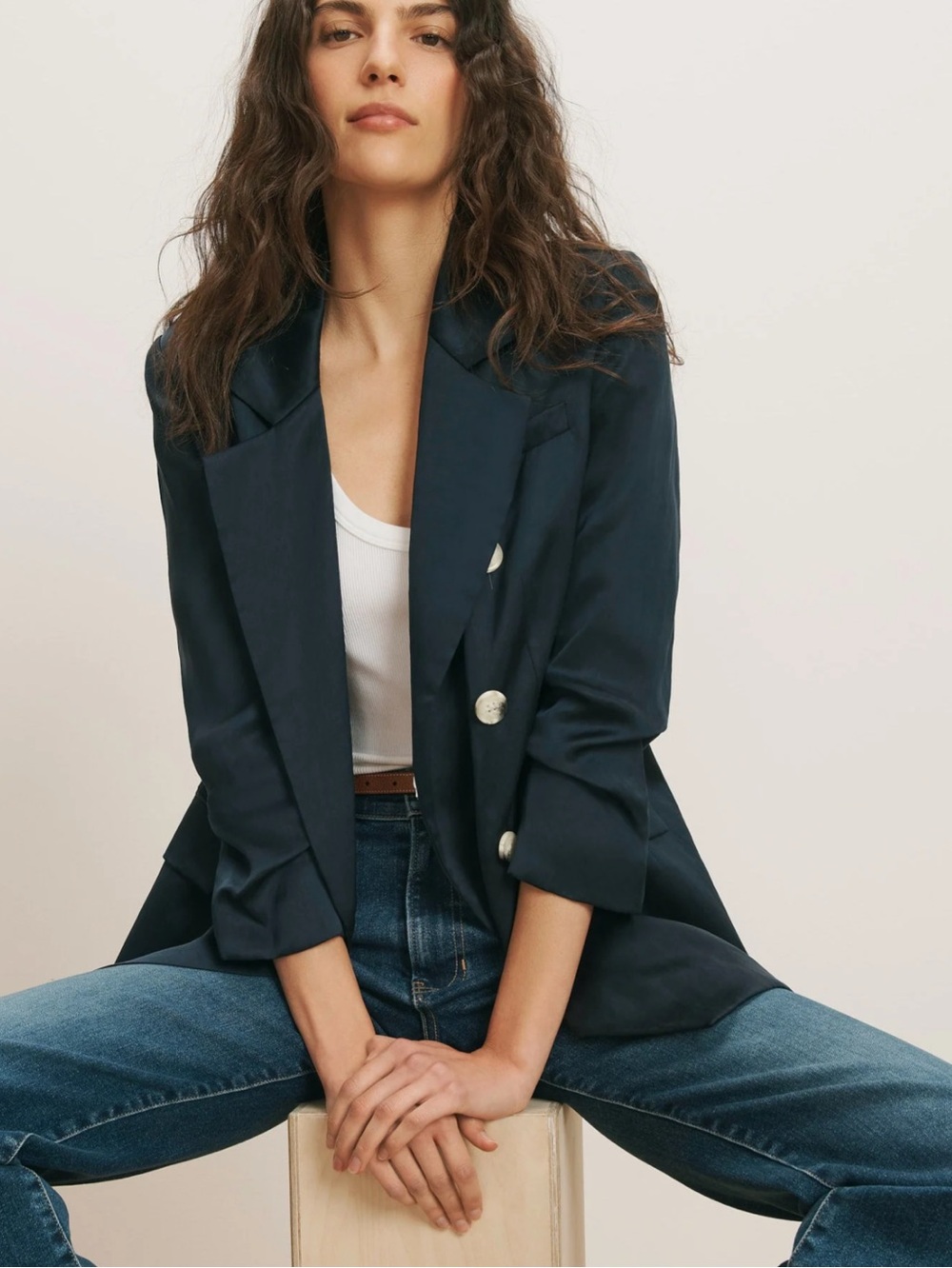 VERONICA BEARD CHESTERFIELD DICKEY JACKET BLAZER SIZE 2 NAVY NWT